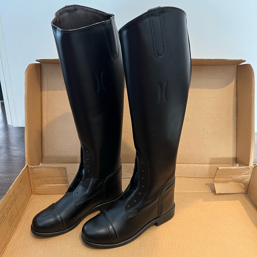 NIB Devon Aire Nouvelle Classic Pull On English Dressage Field Boot #655 SZ 6